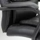 Кресло руководителя PREMIUM Heavy Duty HD-004, НАГРУЗКА до 200 кг, экокожа, черное. Фото товара с разных ракурсов.