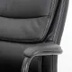 Кресло руководителя PREMIUM Heavy Duty HD-004, НАГРУЗКА до 200 кг, экокожа, черное. Фото товара с разных ракурсов.