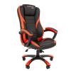 Игровое кресло Chairman game 22 Россия экопремиум черный/красный