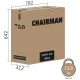 Кресло руководителя Chairman 278 Россия экопремиум черный хром. Фото товара с разных ракурсов.