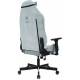 Кресло игровое Knight N1 Fabric серо-голубой Light-28 с подголов. крестов. металл. Фото товара с разных ракурсов.