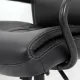 Кресло руководителя PREMIUM Heavy Duty HD-004, НАГРУЗКА до 200 кг, экокожа, черное. Фото товара с разных ракурсов.