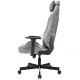 Кресло игровое Knight N1 Fabric серый Light-19 с подголов. крестов. металл. Фото товара с разных ракурсов.